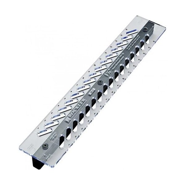 Fixed Louver Template Set | 1-1/4'' Acrylic Template for Exterior Window Shutters