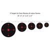 StikArt 5 Shooting Target Wall Decals for Indoor Practice with Nerf Guns & Foam Blasters (Range Style)