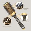 SHINLEA Round Hair Brush for Blow Drying, Aluminium Curly Hair Brush, Hairbrushes for Women Professional Curling, Straightening, Add Volume and Shine (1.7 inch Barrel, 2.5 inch with Bristles)
