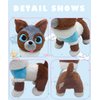 Seaehey Puss Cat Perrito Plush Toy Figure Last Wish Toys Perrito Doll Cute Stuffed Animal Dog Toys Plushies Gift