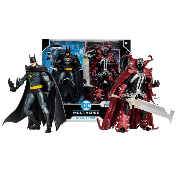 McFarlane - DC Multiverse - Batman & Spawn 7" Action Figure 2-Pack- Multicolor