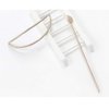 3pcs Metal Gold Hair Sticks Hairpins Shawl Forks Chopsticks Clips Barrettes Bun Cover Holder Hair Styles Circle Hair Slides Accessories