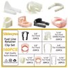 Shineyoo Fuel Line Retainer Clips 160PCS, 3/8 & 5/16 Fuel Line Retaining Clip Assortment Kit For Ford GM