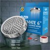 GURIN Shower Head High Pressure Rain, Luxury Bathroom Showerhead with Chrome Plated Finish, Adjustable Angles, Anti-Clogging Silicone Nozzles (2.5 GPM)