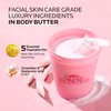 ZealSea Body Scrub & Body Butter Set: Dead Sea Salt Exfoliating Natural Body Scrub Moisturizing Brightening Body Hand Legs Foot Scrub 9.88 Oz and Coconut Shea Body Butter 7.05 Oz for Women Men