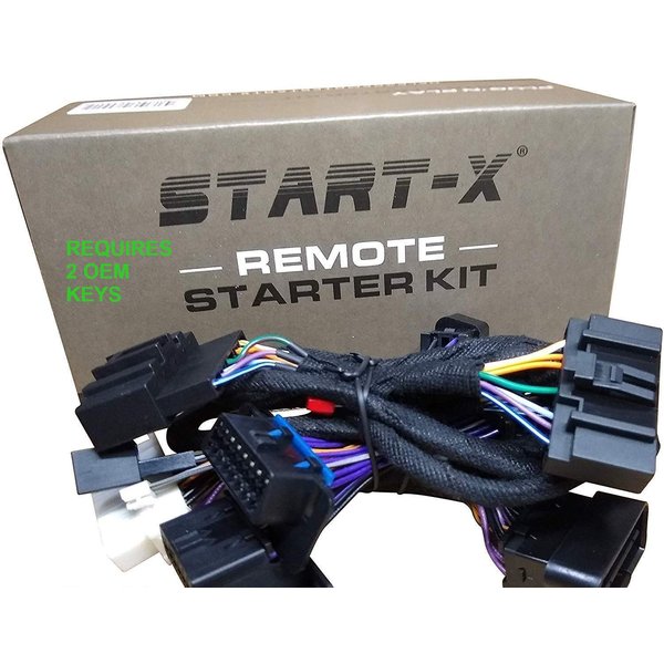 Start-X Remote Starter Kit for Ford F-150 11-14 || F-250 11-16 || F-350 11-16 || F-450 11-16 || F-550 11-16 || Edge 11-14 || Expedition 15–17 || Explorer || Completely Plug N Play, No Wire Splicing.