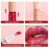 MIESCHER Glitter Lip Gloss Long Lasting Peal Shimmer Liquid Lipstick Diamond Lip Plumper Gloss Moisturizing Lip Balm Instant Shine Glossy Clear Glitter Lip Gloss Oil Non Sticky Lips Makeup(5#FLECHAZO