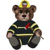 VWAQ Firefighter Teddy Bear Wall Decal - Fireman Bedroom Sticker Kids Decor - TEB4 (32"H X 24"W)