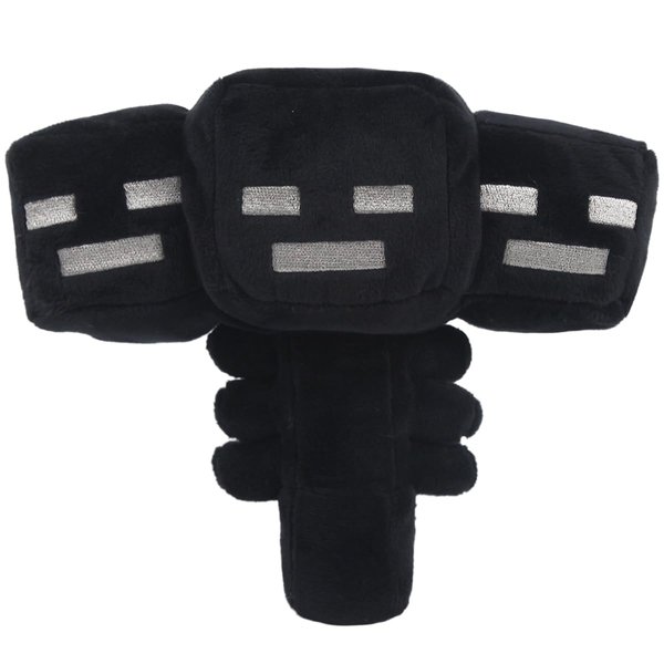 Pixel-Style Game Basic Plush Character Soft Toy, Video Game-Inspired Collectible Plushies Gifts for Kids & Fans (Wither Storm)