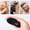 NEETUE 16 pcs Pocket Palm Combs，Palm Hair Brush，Shampoo Comb, Massager Hair Brush Comb for Men Women (Black)