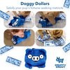 SnuffySnout Snuffle Mat for Dogs, Interactive Sniff Mat for Slow Eating and Keep Busy, Adjustable Dog Digging Toys Encourages Natural Foraging Skills and Mental Stimulation (Dog Piggy Bank, 3 Bills)
