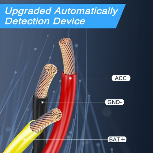 Affver Type C Dash Cam Hardwire Kit for A4 Dual Dash Cam Front and Rear, Hardwire Kit Fuse for Dash Camera with Fuse Taps and Installation Tools, Low Voltage Protection for Dash Cam 11.5ft