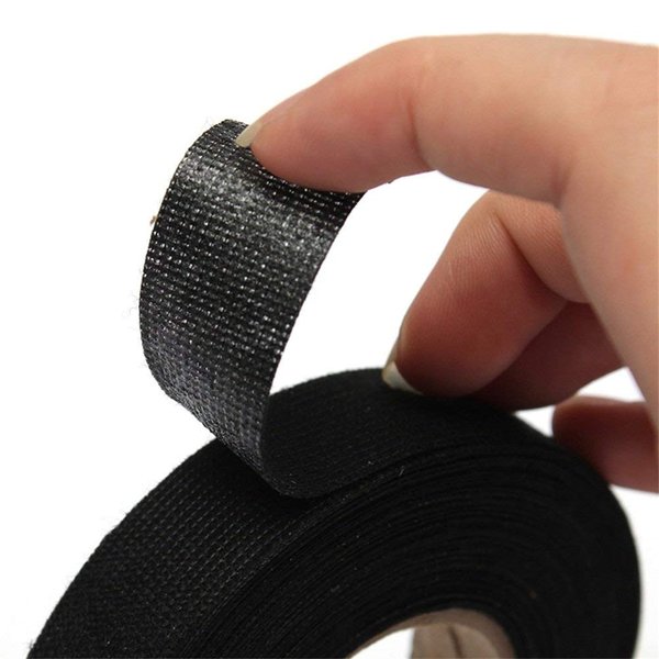 Seigun Wire Loom Harness Tape, Wiring Harness Cloth Tape, Adhesive Fabric Tape for Automobile ，Wire harnessing Noise Damping Heat Proof(15 mm x 15 m)