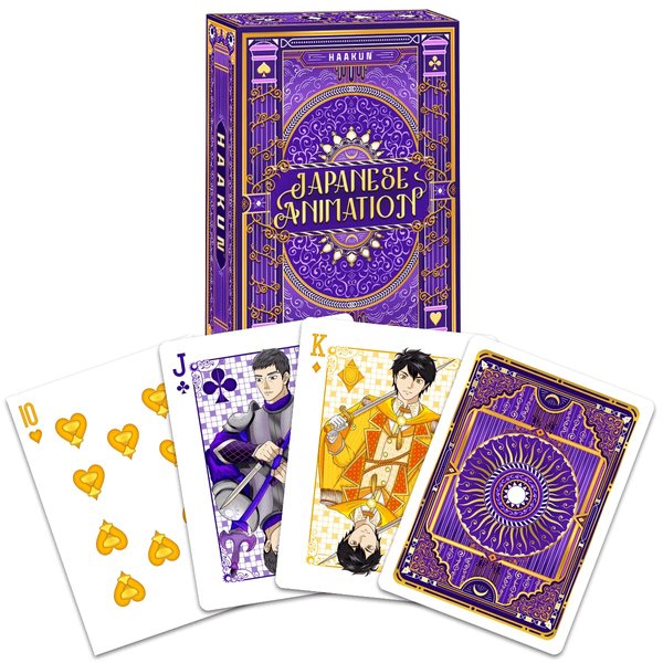 HAAKUN Japanese Animation Playing Cards Cartoon Character Poker Paper Decks
