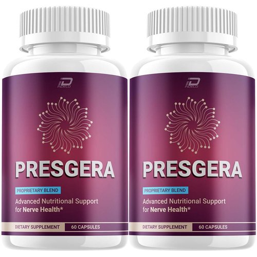 Presgera Capsules – Presgera Advanced Supplement, All Natural Formula to Maintain Healthy Levels, Presgera Maximum Strength, Reviews (2 Pack - 120 Capsules)