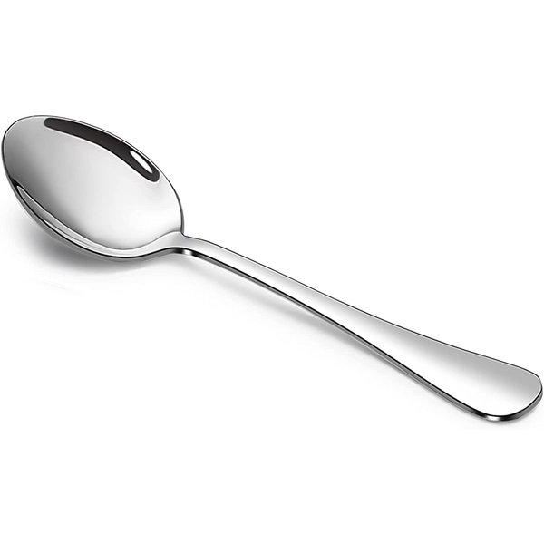 SANTUO Stainless Steel Teaspoon Set,12 Piece 6.7" Spoons Silverware,Dessert Spoons,Mirror Finish & Dishwasher Safe