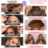 IDHERE Wear and Go Glueless Wigs Human Hair Pre Plucked Pre Cut Ombre Highlight 4/27 Lace Frontal Wigs Human Hair 8x5 HD Lace Front Wigs 26 Inch Body Wave Honey Blonde Wig 180% Density