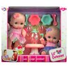 JC Toys Lil Cutesies Twin 8.5" All Vinyl Dolls and Fairy Tea Set | Posable and Washable | Removable Outfits | Twin Dolls and Tea Accessories Ages 2+