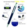 Monteverde USA 9-in-1 Tool Ballpoint Pen in Blue – Multifunctional Pen with Stylus, Screwdrivers, Level, and Ruler – Exclusive Collection, Ideal Gift for Professionals