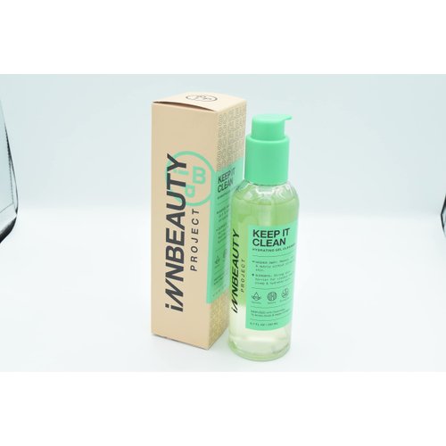 Innbeauty Project Keep It Clean Hydrating Gel Cleanser with 10 Amino Acids, Ceramides, & Vegan Collagen, 6.7 Fl Oz