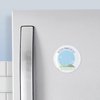 CafePress Wind Powered Eco Friendly Magnets 2.25" Round Magnet, Refrigerator Magnet