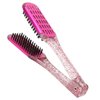 Double Sided Brush Clamp Brush for Straightening Hair Sheet Straightener Double Comb Double Sided Straightening Brush Curling Wands