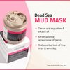 YEOUTH Dead Sea Mud Mask with Hyaluronic Acid and Avocado Oil, Revitalizing Facial Masks for Smoother, More Radiant Skin, Face Mask Skin Care 8oz