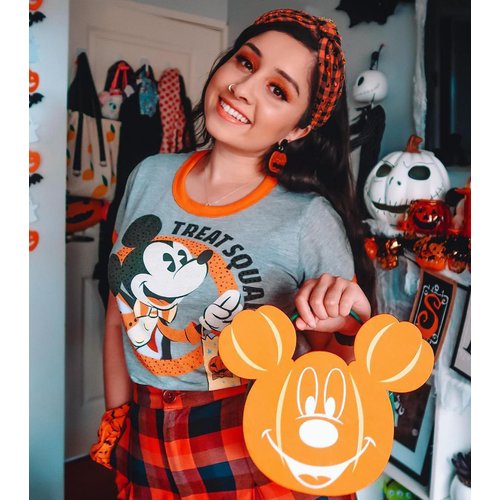 Halloween Headband for Women Black Orange Plaid Rhinestone Crystal Knotted Headband Jeweled Wide Knot Headband Headpiece Halloween Holiday Costume Accessories Gifts (black orange plaid hairband)