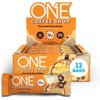ONE Coffee Shop Caffeinated Protein Bars, Caramel Macchiato, Gluten Free with 20g Protein and 65mg of Caffeine Energy, Pantry Staples, 2.12 oz (12 Count)