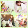 Athoinsu Light Up Matcha Boba Tea Plush Pillow 10'' Kawaii Stuffed Bubble Stuffed Animal Toy with LED Lights Birthday Christmas Holiday Valentines Gifts for Kids,Girls,Boys
