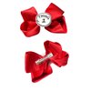 Thing 1 and Thing 2 Inspired Hair Christmas Holiday Shimmer Bow Set by Inspired Bows