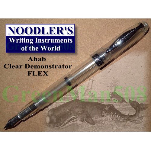 Luxury Brands Noodlers Ahab Fountain Pen Demo (15021)