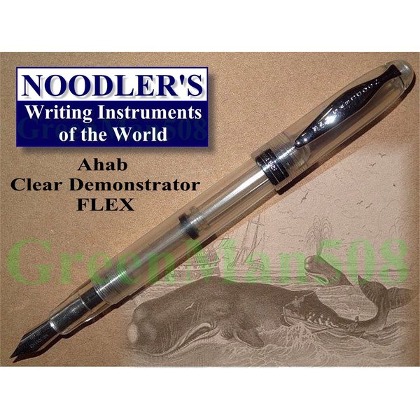 Luxury Brands Noodlers Ahab Fountain Pen Demo (15021)