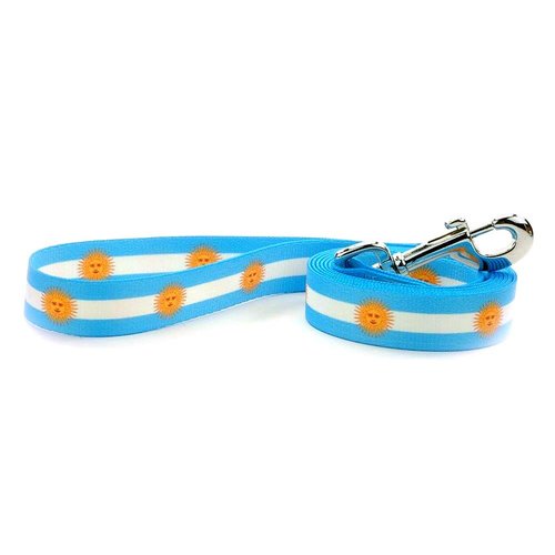 Dog Leash with The Argentina Flag Design | Great for National Holidays, Special Events, Festivals, Independence Days and Every Day Strong Safe | 4 or 6 Foot Long