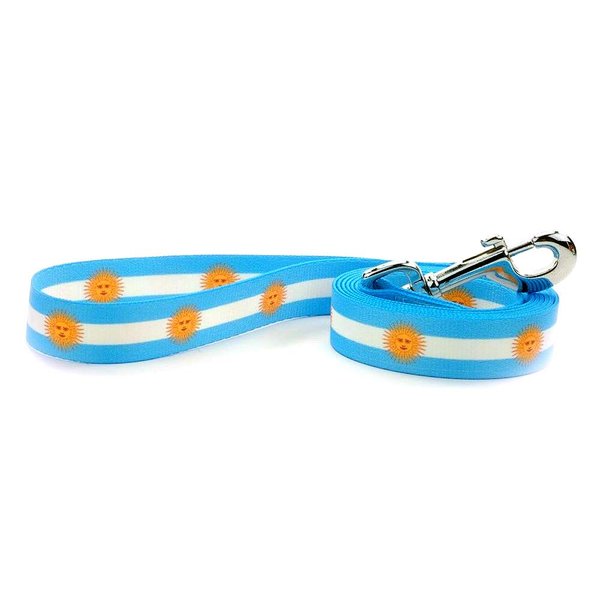 Dog Leash with The Argentina Flag Design | Great for National Holidays, Special Events, Festivals, Independence Days and Every Day Strong Safe | 4 or 6 Foot Long