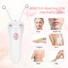 Facial Hair Remover, Electric Women Cordless Facial Threading Epilator Ladies Beauty Hair Remover USB Rechargeable Facial Trimmer Cotton Threading Hair Shaver