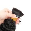 Deep Wave Bulk Human Hair for Braiding 100% Unprocessed Brazilian Virgin Human Hair Micro Braiding Hair No Weft Human Hair Extensions 2Bundles(20inch, Natural Black#)