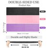 3 Pcs African Exfoliating Net Sponge - 31.5 Inch Loofah Body Scrubber Bath Sponge Back Scrubber for Shower Exfoliating Washcloth Towel Woven for Women Men Skin Smoother Daily Use (Pink,Black,Purple)