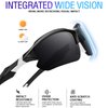 DioKiw 3PACK Sports Polarized Sunglasses for Men Cycling Running Fishing UV400 Protection Sun Glasses Lightweight Half Frame Goggles