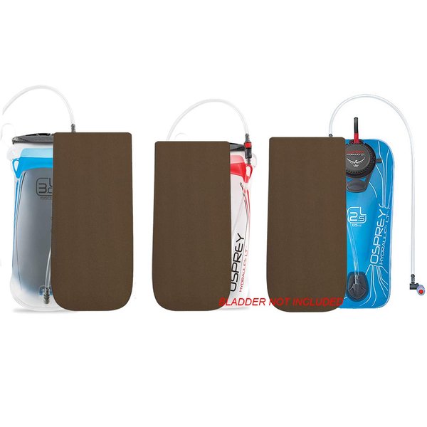 Bladder Insulation are Compatible with Osprey Hydraulics Water Bladder - Reservoir (Coyote Brown, Slide_Top_3.0L)