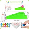 Kathfly Bowling Party Favors for Kids Mini Bowling Game with Miniature Bowling Pins Ramp Bowling Ball Tabletop Bowling Sets Goodie Bag Fillers for School Classroom Prize Party (25 Set)