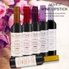 6 Colors Wine Bottle Lip Gloss,Wine Lip Tint Matte Long-Lasting Waterproof Lip Stain, wine shaped lipsticks Silky Lightness and Non-Sticky Make Up Lip Sticks Wine Bottle