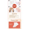 Maraly Foot Peel Mask (2 Pairs) - Natural Ingredients, Removes Dead Skin & Calluses, Baby Soft Feet in 1 Week, 2-Pack, Exfoliating Foot Care Treatment for Men & Women (Peach) (2 pack)