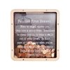 XLAQ Pennies from Heaven Bank Wood Piggy Bank, Personalized Wooden Piggy Bank, Paradise Bank Shadow Coin Bank Piggy Bank Memorial NO NO