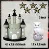 GallaRato 16 PCS Wizard Party Supplies Wizard Birthday Cake Decoration Wizard Birthday Party Favors Wizard Cake Topper Castle Cake Topper