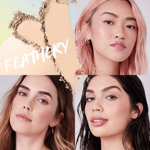 Kosas Cloud Set Face Setting Powder | Smoothing Shine Control, Soft, Sheer Setting Translucent Makeup Finish, Portable & Long-Lasting (Sheer Light Medium)