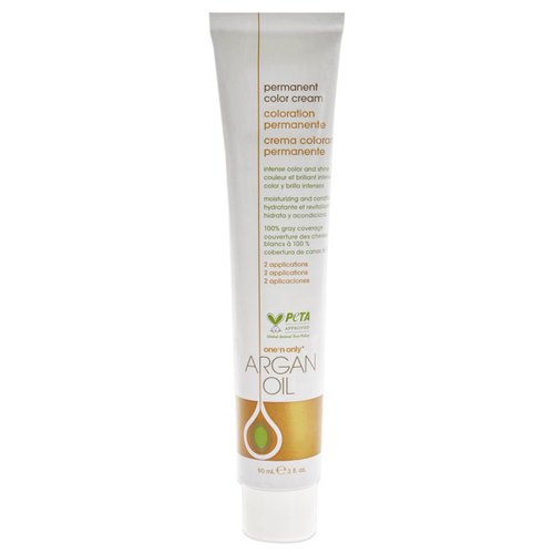 One n Only Argan Oil Permanent Color Cream - 3N Dark Natural Brown Hair Color Unisex 3 oz