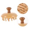 Beaupretty Beech Massage Comb Scalp Massager Shampoo Brush Wooden Dandruff Comb Head Massage Comb Scalp Scrub Brush Shampoo Comb Handheld Massager Tools Wood Comb Curly Man Exfoliating Brush