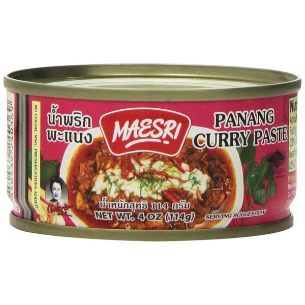 Maesri Thai Panang Curry Paste - 4 Oz (Pack of 4)