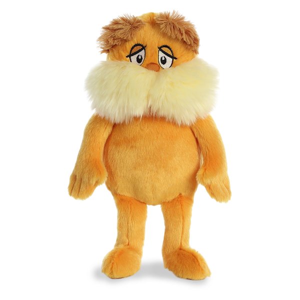 Aurora® Whimsical Dr. Seuss™ The Lorax Stuffed Animal - Magical Storytelling - Officially Licensed - Orange 12 Inches